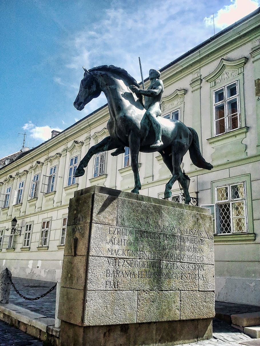 hussar, monument, statue, architecture, built structure, building exterior HD wallpaper