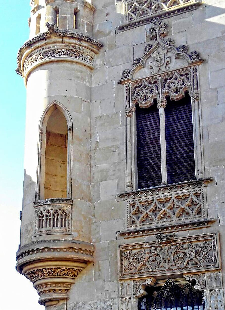 architecture, window, monument, viewpoint, stone, gothic, built structure HD wallpaper