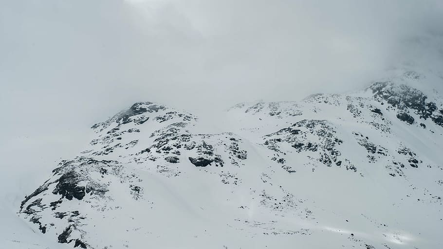 mountain, snow, peak, winter, summit, nature, cold, high, ice HD wallpaper