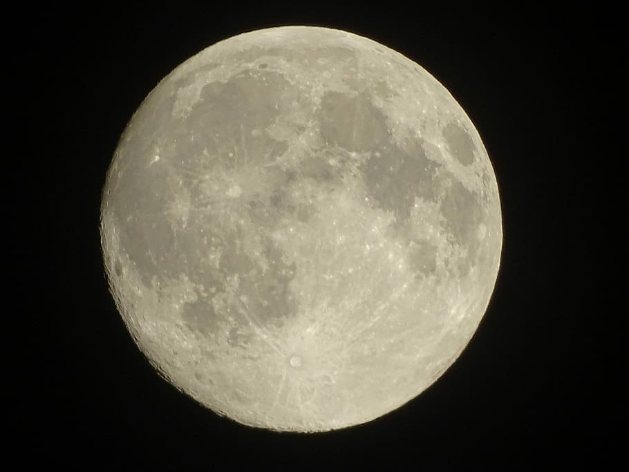 Moon, Night, full, astronomy, full Moon, moon Surface, planetary Moon HD wallpaper