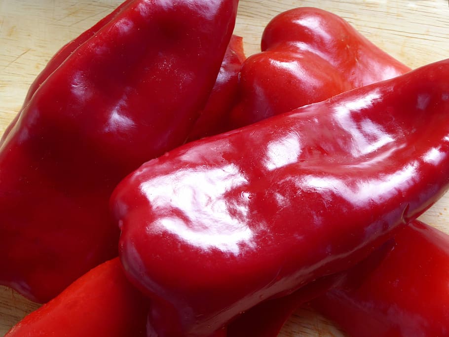 Paprika, Red Pepper, Vegetables, healthy, rich in vitamins HD wallpaper