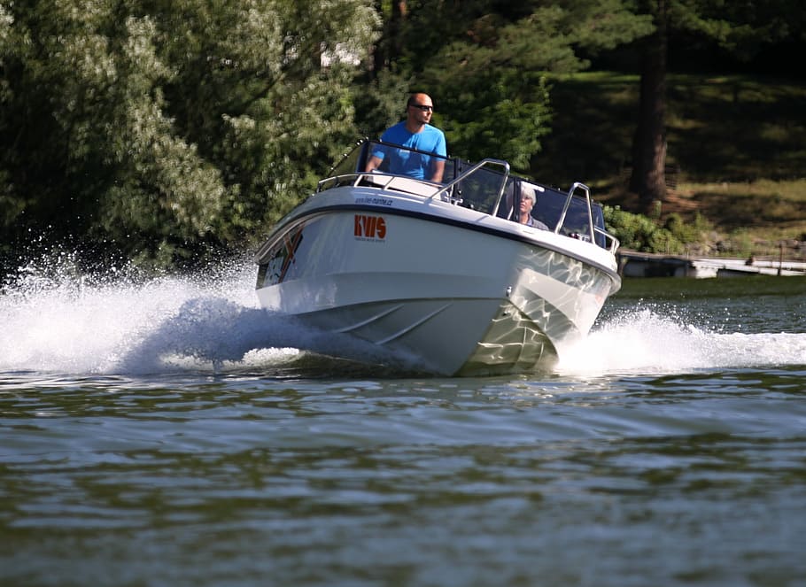 Br, Motorboat, Kws, Vltava, bella 600 br, slapy, nautical Vessel HD wallpaper