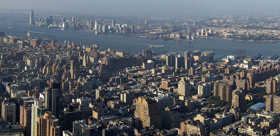 new york, outlook, skyscraper, manhattan, city, building exterior HD wallpaper