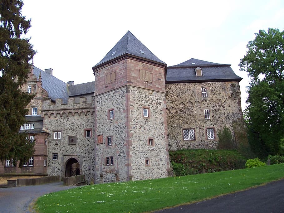 Edmond Castle, Lauterbach, upper hesse, vogelsberg mountains HD wallpaper