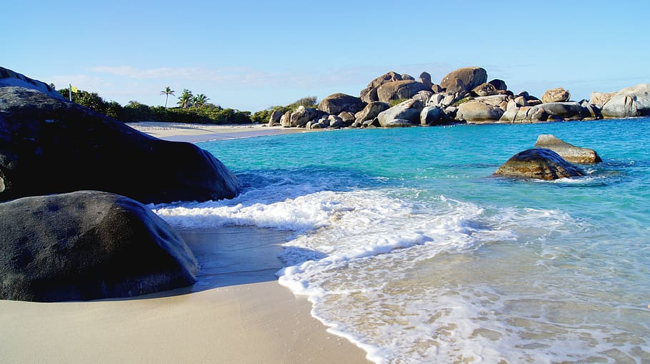 Devils Bay, Virgin Gorda, british virgin islands, vacation HD wallpaper