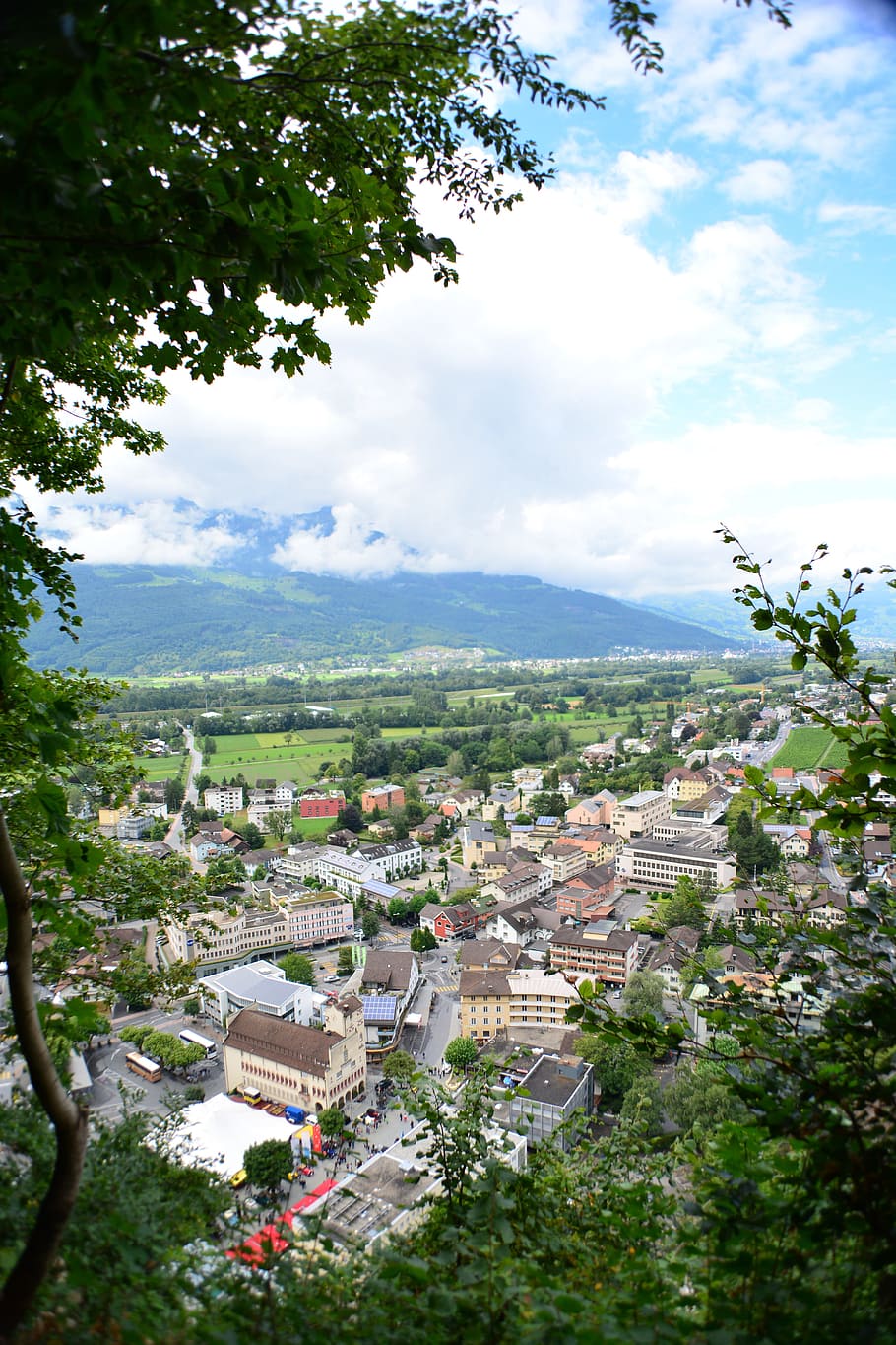Liechtenstein, City, Buildings, cityscape, europe, town, urban Scene HD wallpaper