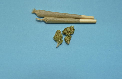 two joints and kush, marijuana, medical, weed, mj, cannabis HD wallpaper