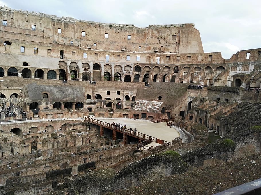 Colosseum, Rome, Heritage, coliseum, amphitheater, rome - Italy HD wallpaper