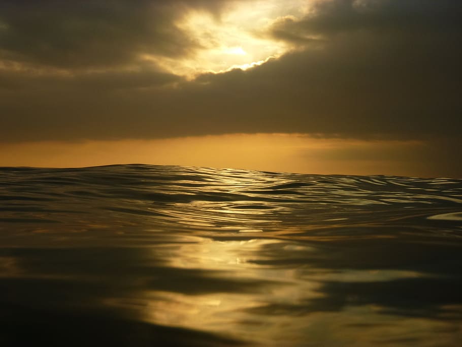 sol, mar, sunset, beach, sky, water, beauty in nature, cloud - sky HD wallpaper