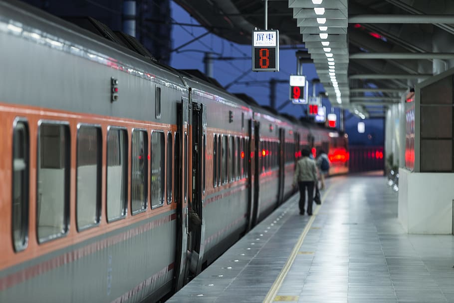 Train, People, Night, Person, Lifestyle, girl, travel, young HD wallpaper