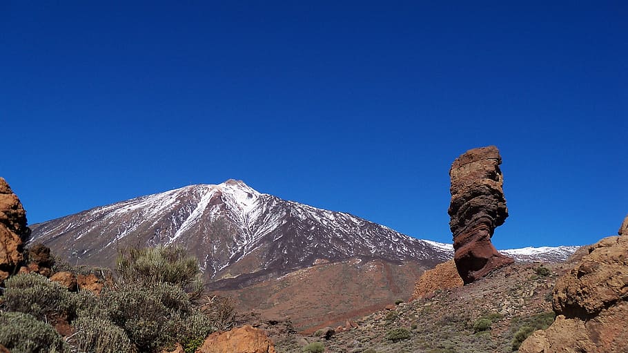 rocks, snow, mountain, landscape, sky, scenics - nature, beauty in nature HD wallpaper