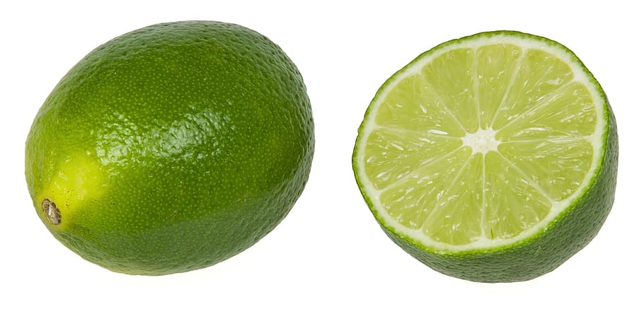 lime fruit, ripe, fresh, cut, split, open, citrus, green, tropical HD wallpaper