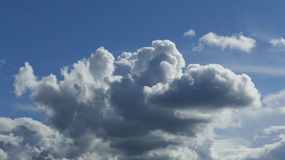 nature, fluffy, weather, summer, schönwetter, sky, cloud cover HD wallpaper