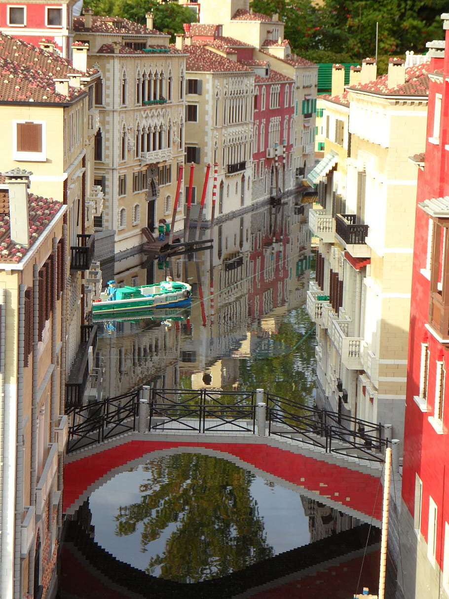 Legoland, Venice, Replica, homes, channel, from lego, lego blocks HD wallpaper