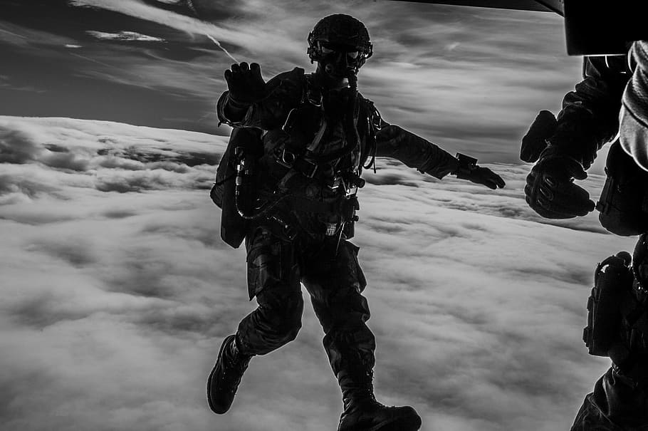 HD wallpaper: Parachute, Skydiving, Parachuting, jumping, training,  military | Wallpaper Flare