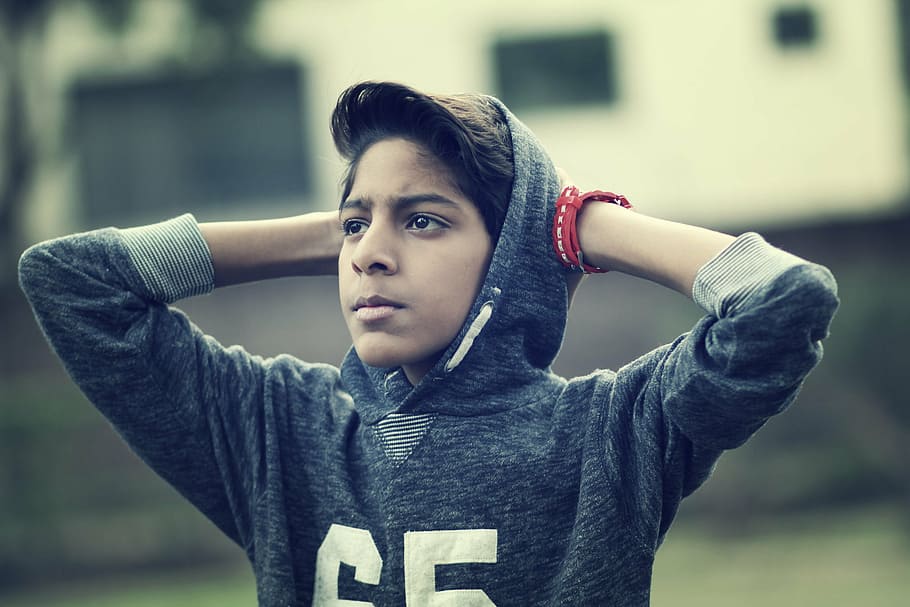 blur, casual, daylight, face, fall, fashion, focus, hoodie HD wallpaper