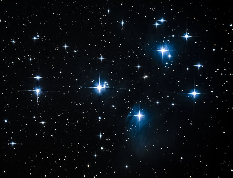 stars at night, astronomy, constellation, galaxy, nebula, infinity HD wallpaper