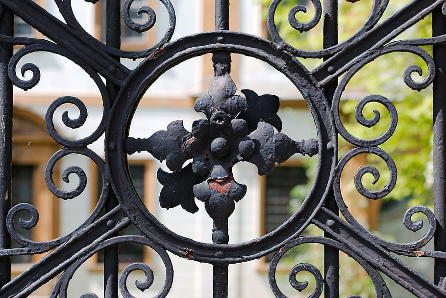form, ornament, iron, old, pattern, art, background, antique HD wallpaper