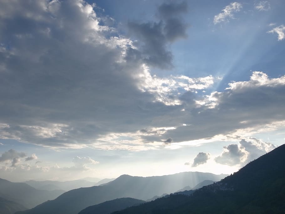 China, Yns, Yuanyang, Sunset, sky, cloud - sky, nature, scenics HD wallpaper