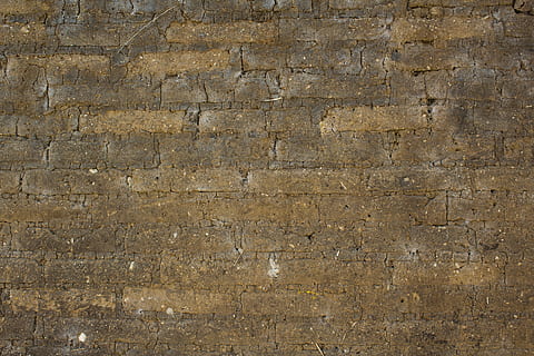 wall, brick, mud, texture, architecture, pattern, background HD wallpaper