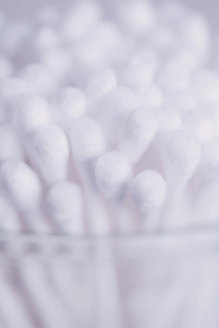closeup photo of cotton swabs, backgrounds, full frame, white color HD wallpaper