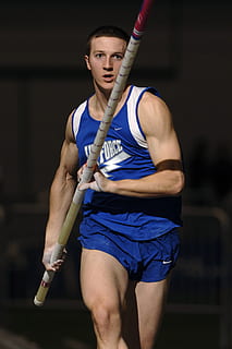 Mark Zuckerberg, pole vaulter, running, approach, athlete competition HD wallpaper