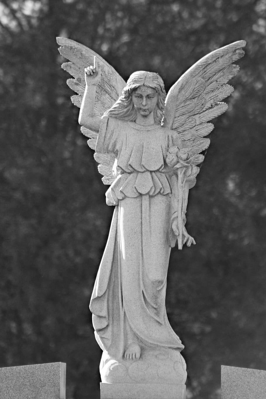 woman with wings statue, angel, holy, stonework, sculpture HD wallpaper