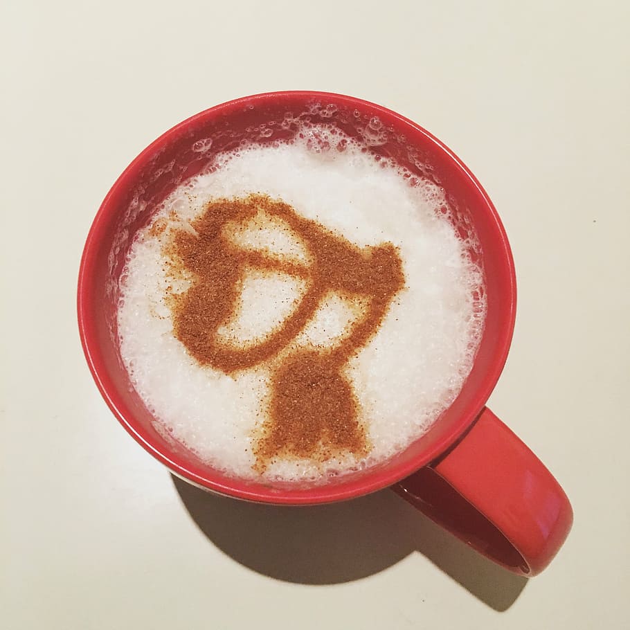 antenna, coffee, latte art, drink, refreshment, food and drink HD wallpaper