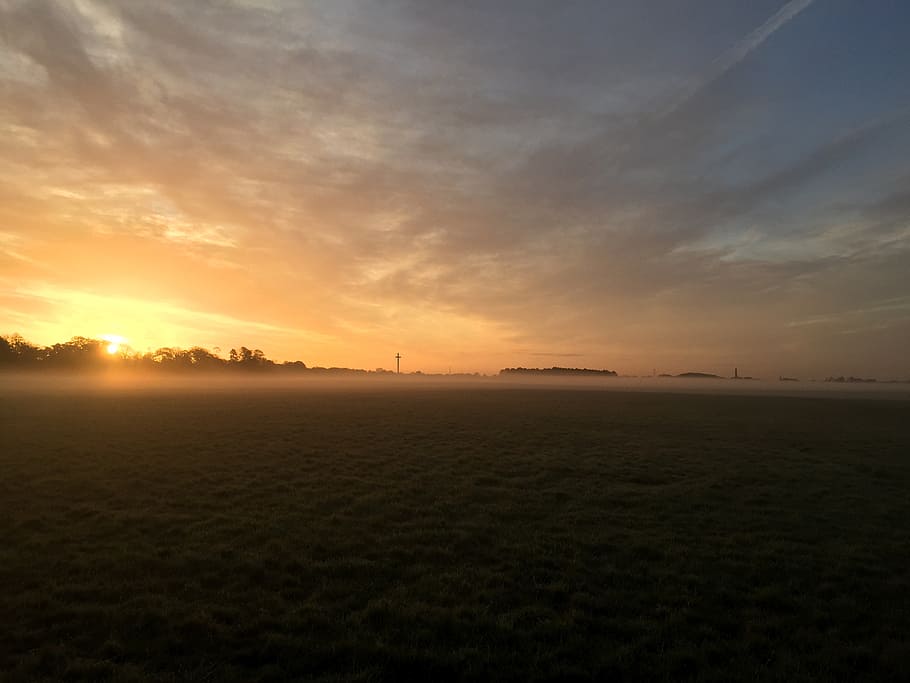 sunrise, park, outdoor, morning, scenic, sunset, sky, scenics - nature HD wallpaper