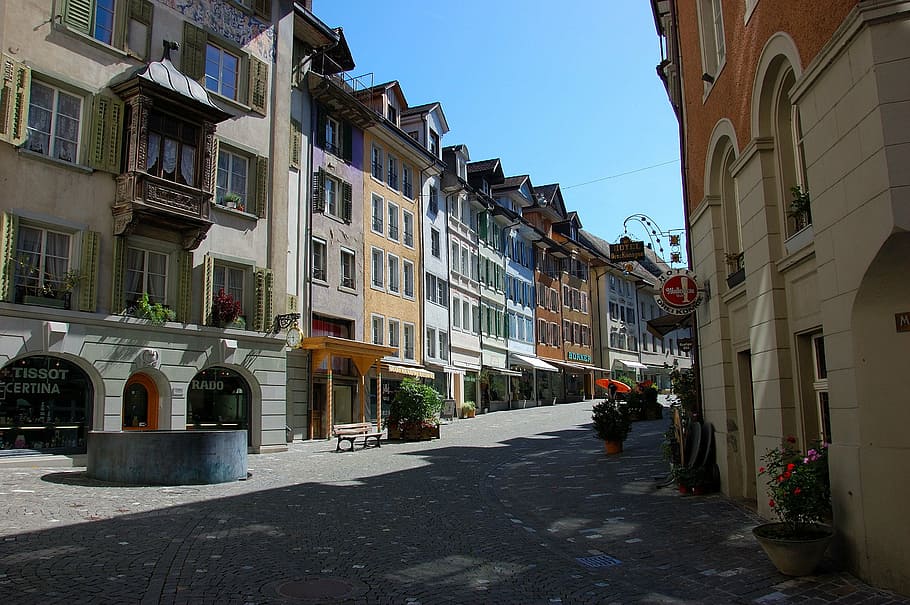 switzerland, bremgarten, old town, summer, tourism, city breaks HD wallpaper