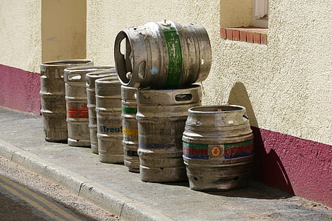 beer, barrels, ale, alcohol, drink, brewery, pub, beverage HD wallpaper