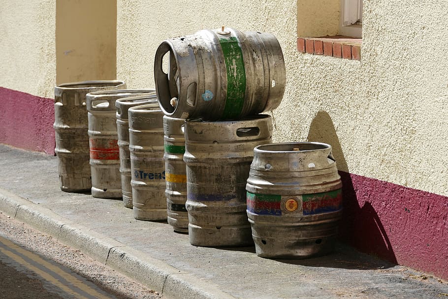 beer, barrels, ale, alcohol, drink, brewery, pub, beverage HD wallpaper
