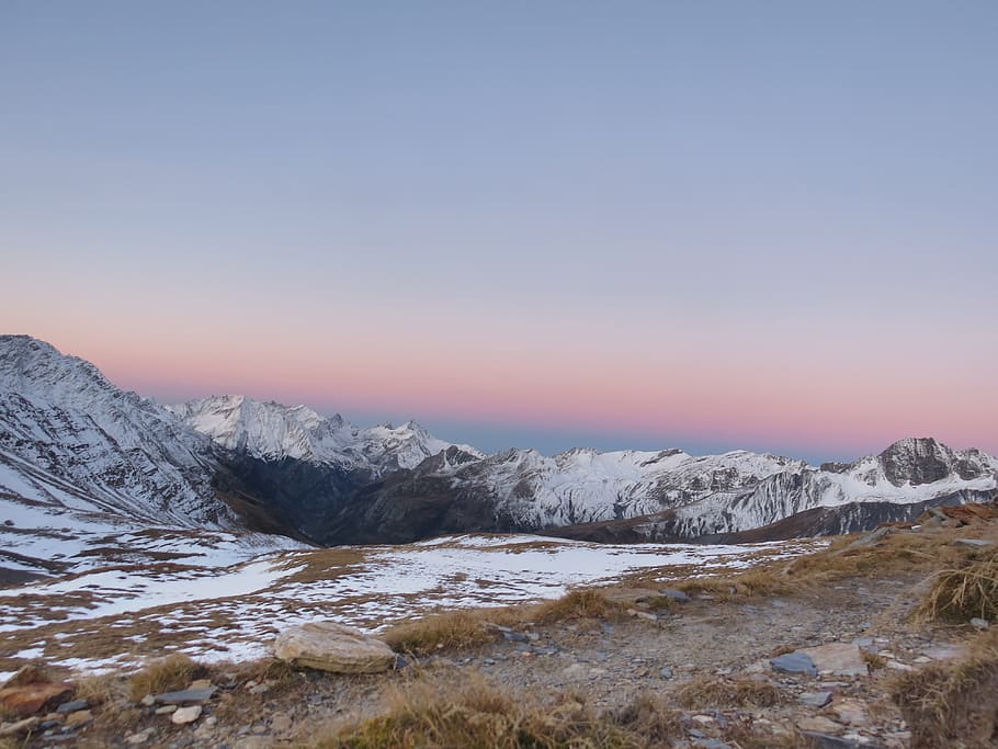 snow, mountain, nature, landscape, sky, scenics - nature, beauty in nature HD wallpaper
