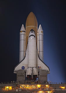 NASA spaceship, atlantis space shuttle, rollout, launch, pad HD wallpaper