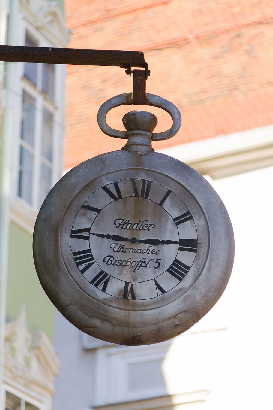 wall clock, roman numerals, old, no people, focus on foreground HD wallpaper