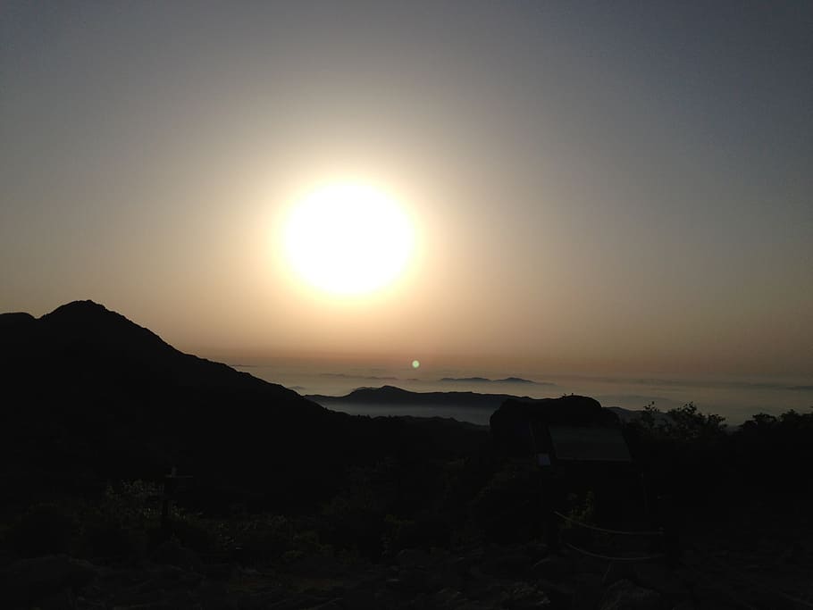 solar, mountain, scenery, sky, sun, beauty in nature, tranquil scene HD wallpaper