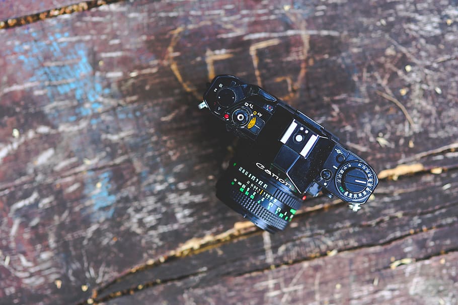 old, canon, camera, slr, analog, photography, vintage, hobby HD wallpaper