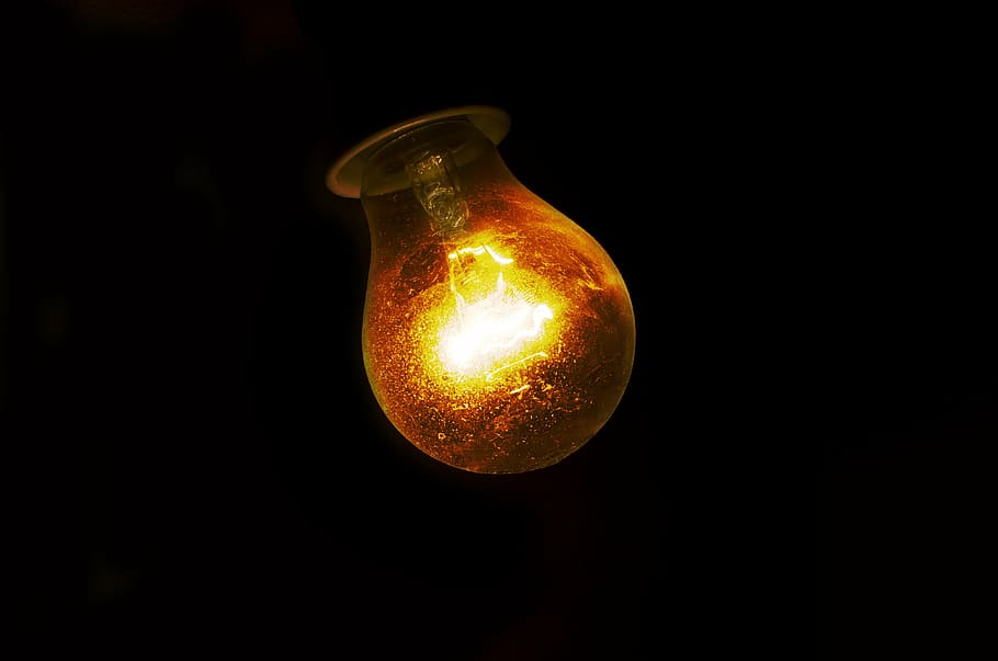 brown open light bulb, li-fi, lifi, internet, připojení, žárovka
