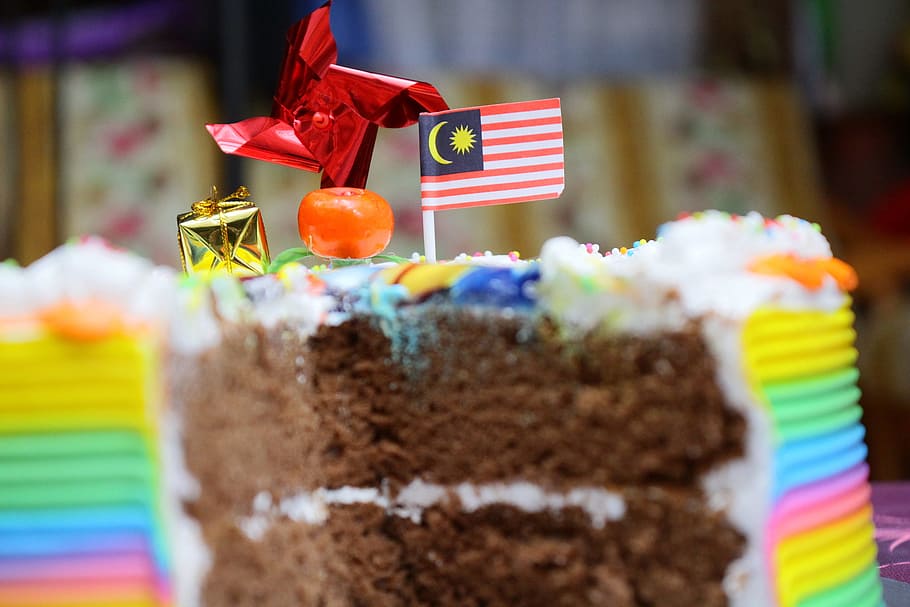 Close-up of Birthday Cake, baked, baking, candy, celebration HD wallpaper