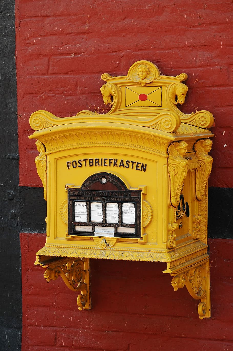 Mailbox, Post, Letter, Boxes, letter boxes, blacksmithing, post horn HD wallpaper
