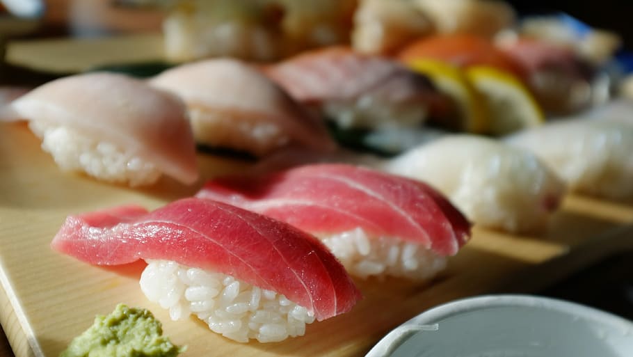Time, Sushi, food and drink, seafood, freshness, meat, close-up HD wallpaper