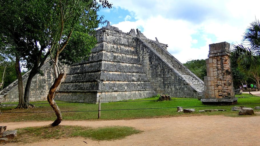 mexico, yucatan, chichen itza, civilization, maya, pyramid HD wallpaper