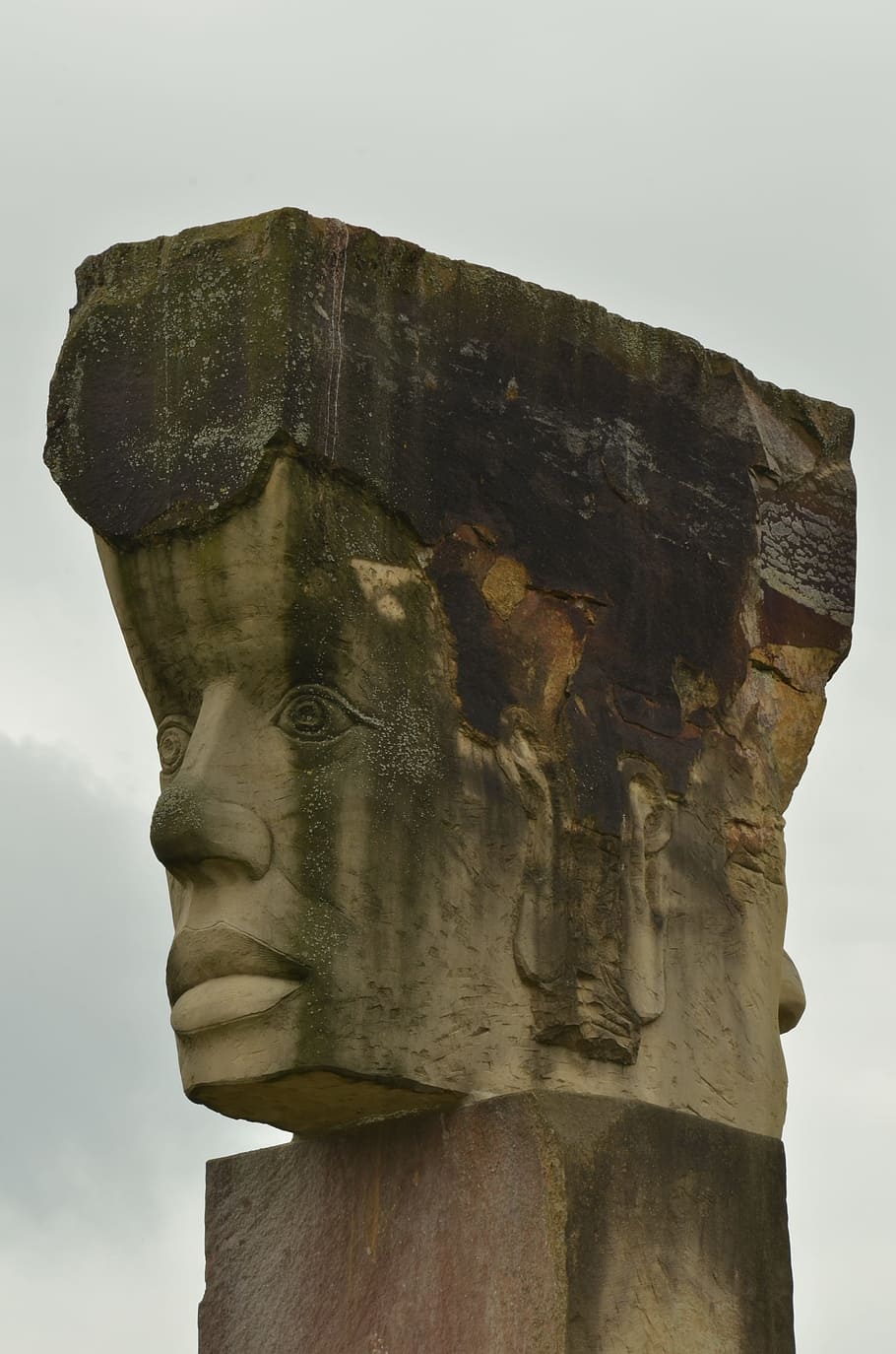 Image, Head, Face, Statue, traben-trarbach, germany, history HD wallpaper