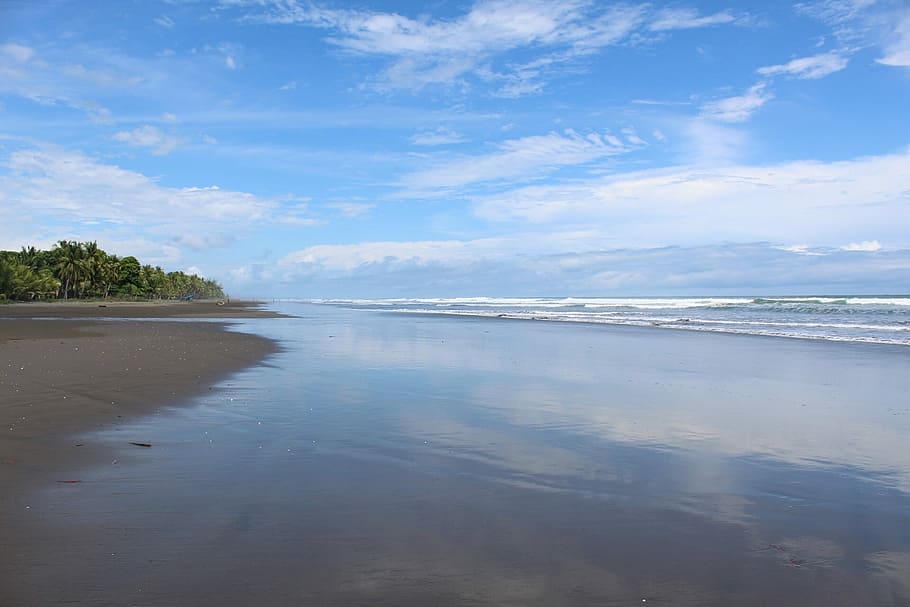Beach, Reflection, Vacation, Summer, sky, water, blue, paradise HD wallpaper