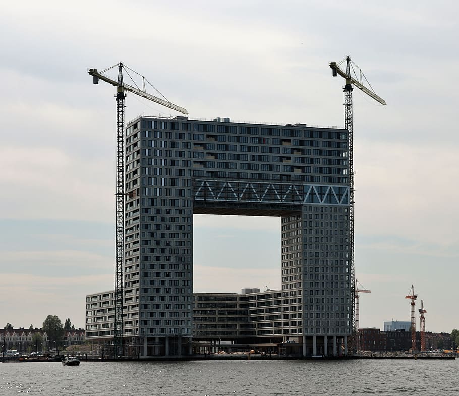 landmark, amsterdam, architecture, built structure, sky, building exterior HD wallpaper