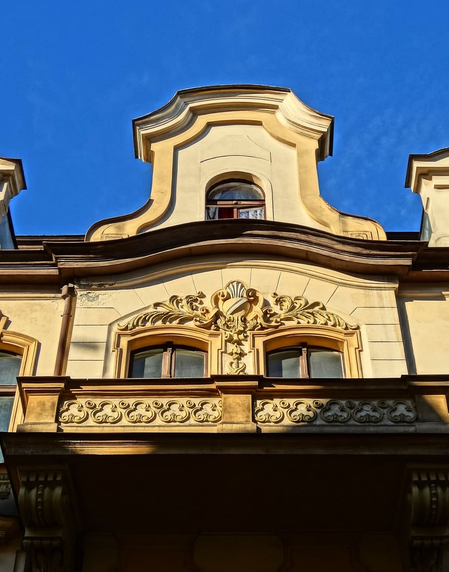 gable, pediment, architecture, facade, exterior, building, roof HD wallpaper