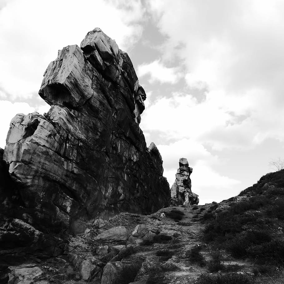 devil's wall, resin, nature, rock, stone, landscape, mountain HD wallpaper
