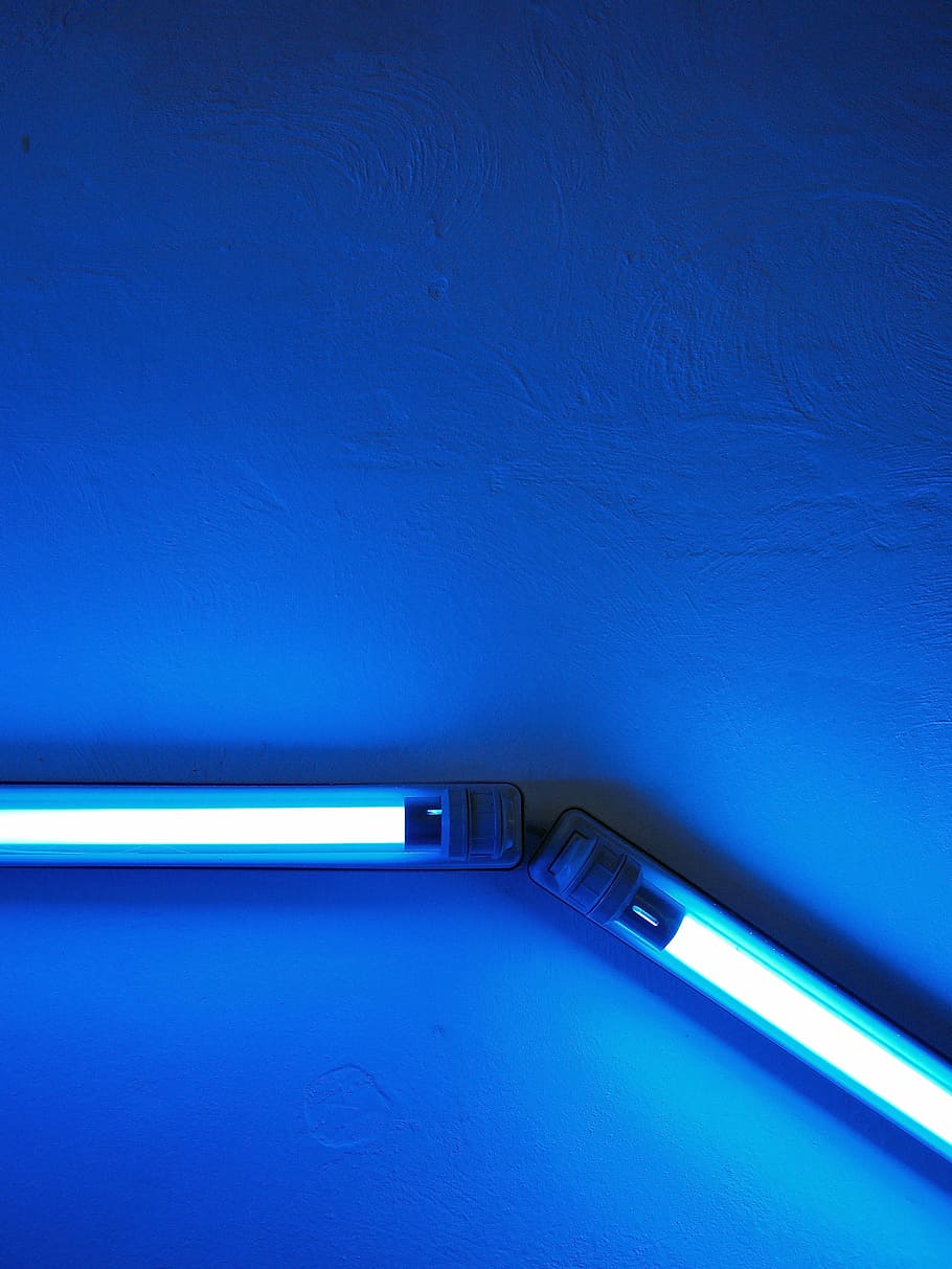 light, neon, blue, neon light, lighting, lamps, neon lights HD wallpaper