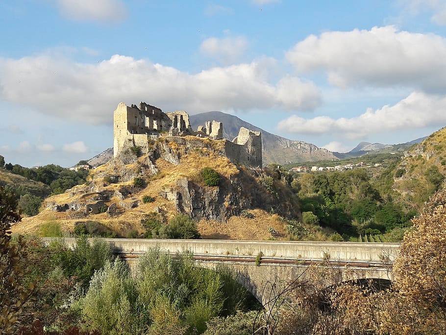 san micheal, santa maria cedar, calabria, italy, ruins, archaeology, HD wallpaper