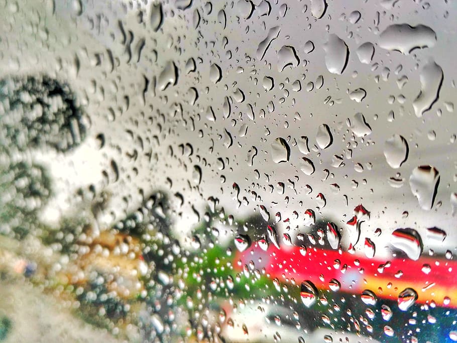 drops, glass, side, liquid, water, transparent, surface, rain HD wallpaper